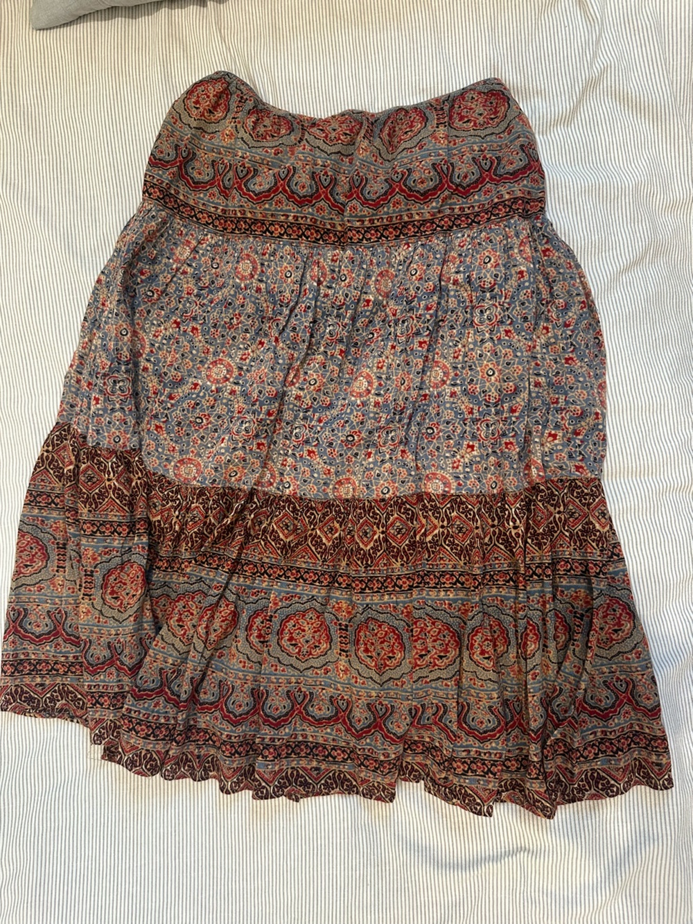 Lauren Jeans Co. by Ralph Lauren Khaki Cotton Skirt - Small